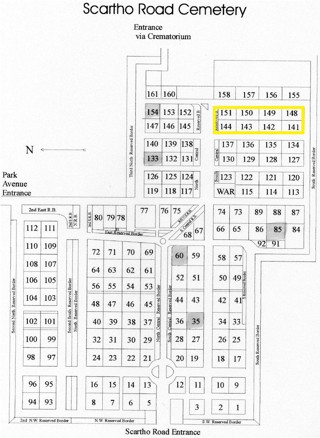 photo of Scartho Road (141-144 146-151) Cemetery